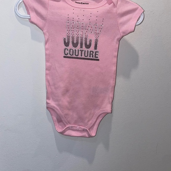 5/$15 Juicy Couture Pink Baby Onesie - Picture 1 of 4